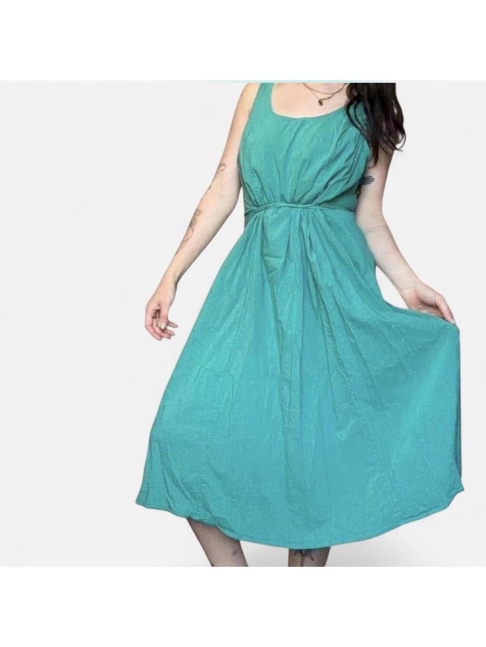 Lauren Conrad Women's Green and Blue Dress